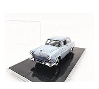SYOEUR 01:43 per il Volga sovietico M21 in lega di simulazione auto pressofusione replica modello display ornamenti per Set Giochi Modello Auto per Hobby(White)