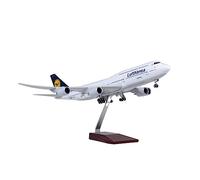 SYOEUR 1 150 Per B747 Lufthansa Airline Aereo Modello di Luce E Ruote Carrello Atterraggio In Resina Playkit