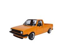 SYOEUR 1:18 Per Volkswagen Caddy MK.1 Diecast Pickup Car ModelRegalo Creativo Set Giochi Modello Auto per Hobby(Arancia)