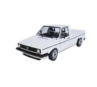 SYOEUR 1:18 Per Volkswagen Caddy MK.1 Diecast Pickup Car ModelRegalo Creativo Set Giochi Modello Auto per Hobby(White)