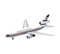 SYOEUR 1 200 Misura Per Airlines DC-10-40 N184AT Modello Di Aereo In Lega Metallo Modelli Aerei Da Collezione Souvenir Kit di gioco per Hobby