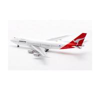 SYOEUR 1 200 Per Qantas Boeing B747-200 VH-ECC Modello Di Visualizzazione Pressofuso In Scala Passeggeri Finito Con Supporto Kit di gioco per Hobby