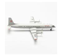 SYOEUR 1 200 Per Rossiya Special Flight Il-18 RA-75454 Avion Metallo Modello Di Aeromobile Serie Regalo Kit di gioco per Hobby