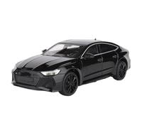 SYOEUR 1:24 Modello Di Auto Per AUDI RS7 Coupe Lega Classica Diecast Veicoli Metallo Alta Simulazione Collezione Set Giochi Modello Auto per Hobby(Nero)