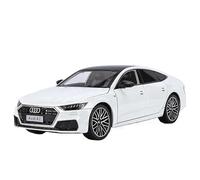 SYOEUR 1:24 Per Audi A7 Modello Di Auto In Lega In Scala Con Suono E Luce Regalo Da Collezione Set Giochi Modello Auto per Hobby(White)