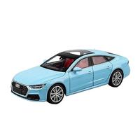 SYOEUR 1:24 Per Audi A7 Modello Di Auto In Lega In Scala Con Suono E Luce Regalo Da Collezione Set Giochi Modello Auto per Hobby(Blue1)