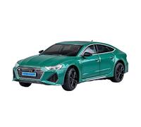 SYOEUR 1:24 Per Audi RS7 Coupé Modellino Auto In Lega Con Suono E Luce Giochattolo Ornamen Per Scrivania Collezione Set Giochi Modello Auto per Hobby(verde)