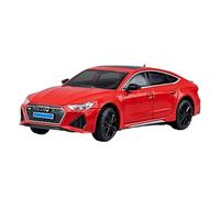 SYOEUR 1:24 Per Audi RS7 Coupe Modello Di Auto In Lega Pressofusa In Metallo Giocattolo Suono E Luce Ornamento Collezione Set Giochi Modello Auto per Hobby(Rosso)