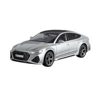 SYOEUR 1:24 Per Audi RS7 Sportback Lusso Medio Grande Auto Lega Diecast Modello Suono & Luce Hobby Collezionabili Set Giochi Modello Auto per Hobby(White)