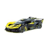 SYOEUR 1:24 Per Bugatti Bolide Alloy Miniature Scale Car Model Diecasts Vehicle Metal Concept Set Giochi Modello Auto per Hobby(Yellow)