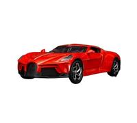 SYOEUR 1:24 Per Bugatti La Voiture Noire Lega SuperCar Modellino Auto Controllo Centrale Ornamento Decorazioni Alla Moda Set Giochi Modello Auto per Hobby(Rosso)