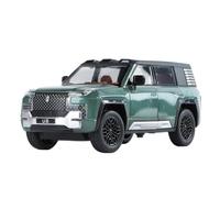 SYOEUR 1:24 Per BYD Look UPAT U8 SUV Modello Pressofuso In Lega Con Luce Sonora Decorativa Da Collezione Per Ragazzi Set Giochi Modello Auto per Hobby(verde)