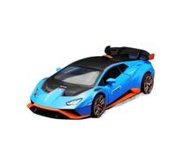SYOEUR 1:24 Per Huracan STO Lega Metallo Pressofuso Modello Auto Mini GT Supercar Suono E Luce Simulato Collezionabili Hobby Set Giochi Modello Auto per Hobby