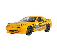 SYOEUR 1:24 Per Mazda RX7-FC Track Version Super Racing Modello In Lega Ad Alta Precisione Suono Luce Tirare Indietro Ruote Giocattolo Set Giochi Modello Auto per Hobby(White)