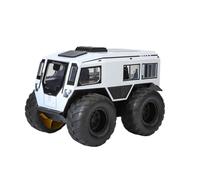 SYOEUR 1:24 Per Sherp Veicolo Fuoristrada Tutto-terreno Modellino Auto In Lega Metallo Con Suono E Luce Collezione Di Ornamenti Per Hobby Set Giochi Modello Auto per Hobby(White)