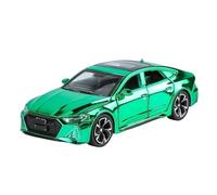 SYOEUR 1:32 Per Audi RS7 Modello Auto Sport In Lega Metallo Colato Simulazione Ad Alta Fedeltà Con Suono E Luce Collezione Di Giocattoli Set Giochi Modello Auto per Hobby(verde)