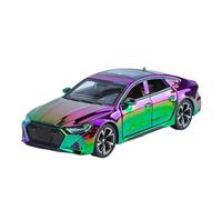 SYOEUR 1:32 Per Audi RS7 Modello Auto Sport In Lega Metallo Colato Simulazione Ad Alta Fedeltà Con Suono E Luce Collezione Di Giocattoli Set Giochi Modello Auto per Hobby(Multi-colored)