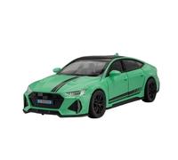 SYOEUR 1:32 Per Audi RS7 Sportback Modello Di Auto In Lega Suono Luce Pressofuso Giocattolo In Metallo Collezione Veicolo In Miniatura Set Giochi Modello Auto per Hobby(C)