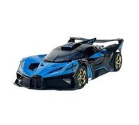 SYOEUR 1:32 Per Bugatti Bolide Modello In Lega Pressofuso In Metallo Super Sportivo Auto Giocattolo Concetto Simulazione Set Giochi Modello Auto per Hobby(Blu)