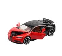 SYOEUR 1:32 Per Bugatti Chiron Alloy Sport Car Model Diecasts Toy Metal Simulation Super Sound Light Collection Set Giochi Modello Auto per Hobby(Rosso)