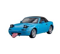 SYOEUR 1/32 Per Mazda MX-5 Modello Auto Giocattolo In Miniatura Pressofusa Con Porte Apribili Suono Luce Esposizione Della Collezione Set Giochi Modello Auto per Hobby(Blu)
