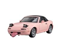 SYOEUR 1:32 Per Mazda MX-5 Modello Di Auto Sportiva In Lega Pressofuso In Metallo Carino Veicolo Per Alta Simulazione Set Giochi Modello Auto per Hobby(Rosa)
