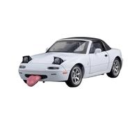 SYOEUR 1:32 Per Mazda MX-5 Modello Di Auto Sportiva In Lega Pressofuso In Metallo Carino Veicolo Per Alta Simulazione Set Giochi Modello Auto per Hobby(White)
