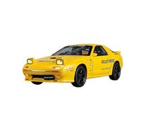 SYOEUR 1:32 Per Mazda RX-7 Gioco Con Display Per Auto Pressofusa Per Legame Genitore-figlio Set Giochi Modello Auto per Hobby(Yellow-A)