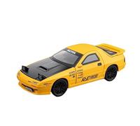 SYOEUR 1:32 Per Mazda RX-7 Gioco Con Display Per Auto Pressofusa Per Legame Genitore-figlio Set Giochi Modello Auto per Hobby(Yellow-B)