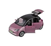 SYOEUR 1/32 Per Wuling Bingo In Miniatura In Lega Pressofusa Modello Di Auto Suono E Luce Giocattolo Regalo Per Ragazzo Set Giochi Modello Auto per Hobby(Rosa)