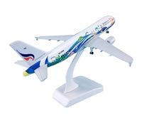 SYOEUR 1: 320 18,5 cm con ruote modello di aeroplano aeromobili Airbus A320-200 per aereo Bangkok Playkit
