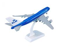 SYOEUR 1:350 20 cm con ruote aeroplano ABS e velivoli in lega Boeing B747-400 per modello aereo KLM Playkit