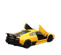 SYOEUR 1/36 Per Lamborghini LP670-4 Super Sport Toy Car Diecast Metal Miniature Model Pull Back Collection Gift Set Giochi Modello Auto per Hobby(Yellow)