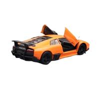 SYOEUR 1/36 Per Lamborghini LP670-4 Super Sport Toy Car Diecast Metal Miniature Model Pull Back Collection Gift Set Giochi Modello Auto per Hobby(Arancia)