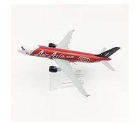 SYOEUR 1 400 Modello Aeroplano Giocattolo Adatto Per Airbus A320 AirAsia 2007 Architettura Miniatura Collezione Kit di gioco per Hobby