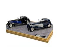 SYOEUR 1:43 Per Bugatti Da Collezione Vintage Retrò Modello Di Auto Decorazioni Per La Casa Giocattoli Per Hobby Set Giochi Modello Auto per Hobby
