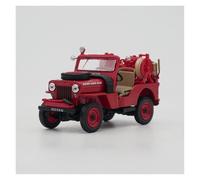 SYOEUR 1:43 Per Il Modello Veicolo Da Costruzione Giocattolo Del Camion Dei Pompieri Gioca E Visualizza Rosso Set Giochi Modello Auto per Hobby