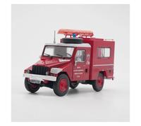 SYOEUR 1:43 Per Modello Camion Dei Pompieri Francese Pressofuso Giocattolo Per Bambini Decorazione Per La Casa E Per Adulti Set Giochi Modello Auto per Hobby