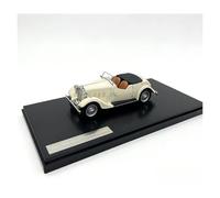 SYOEUR 1:43 Per Rover 12HP Tourer 1935 Classico Modello Statico Di Auto Decorazioni Per La Casa O L'ufficio Regalo Per I Fan Set Giochi Modello Auto per Hobby(White)