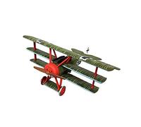 SYOEUR 1 48 Per Modello Di Collezione Red Baron Alloy A Tre Ali Aeromobile In Lega Simulazione Pressofusa Kit di gioco per Hobby