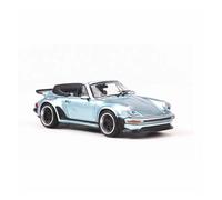 SYOEUR 1:64 Modello Di Auto Per Singer Turbo-bo Studio Cabriolet Pressofuso Mini Veicolo Giocattolo Da Collezione Set Giochi Modello Auto per Hobby(Blu)