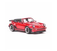 SYOEUR 1:64 Modello Di Auto Per Singer Turbo-bo Studio Cabriolet Pressofuso Mini Veicolo Giocattolo Da Collezione Set Giochi Modello Auto per Hobby(Rosso)