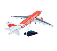 SYOEUR 1 80 47 cm con ruote e aeroplani leggeri a led Airbus A320-200 per modello di aereo statico Air Asia Playkit