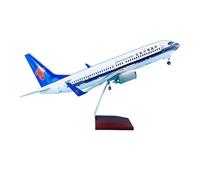 SYOEUR 1 85 Aereo Con Ruote Adatto Per Boeing B737-800 Kit Aeroplano In Plastica Decorativo In Miniatura Modello Di Kit di gioco per Hobby