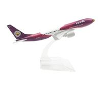 SYOEUR 16 centimetri Nok Air per Boeing 737 B737 Airlines Aereo Modello In Lega di Metallo Pressofuso Aerei Playkit(Purple)