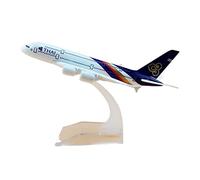 SYOEUR 16 Cm Fit For A380 Airbus 380 Modello Aeromobile In Lega Metallo Architettura Collezione Modelli In Miniatura Kit di gioco per Hobby