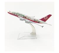 SYOEUR 16cm 1 400 Per A380 EVA Airways Modello di aeroplano in metallo pressofuso Airbus in miniatura Playkit(A)
