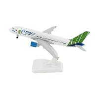SYOEUR 20 Cm Fit For Bamboo Airways Airbus A320 Modello Di Aeroplano In Lega Con Carrello Atterraggio Regalo Da Collezione Kit di gioco per Hobby