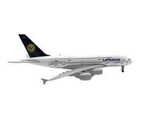 SYOEUR 20 cm Per Lufthansa A380 Airbus In Lega di Metallo Pressofuso Modello Aereo Con Ruote Ornamento Playkit