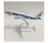 SYOEUR 20cm 1:300 Per Thai Bangkok Airways Airbus 320 Modello di aeroplano in scala Die Cast Metal Prefab Airplane Playkit